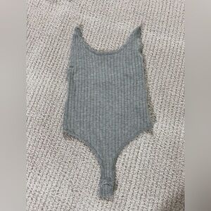 Forever 21 gray bodysuit tank